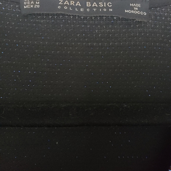 Zara sparkly blue twist front party dress - Picture 5 of 5